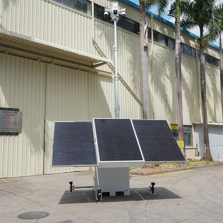 Mobile Power Off Grid Security System Outdoor