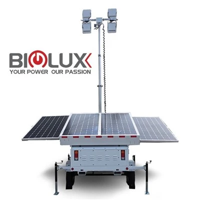 Mobiler Solaranhänger mit LED Work 24h