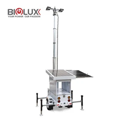 Tragbarer Solar-LED-Lichtanhänger